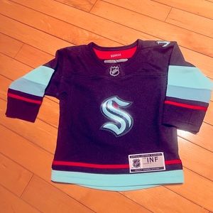 Official NHL Toddler Seattle Kraken Jersey 12-24 months